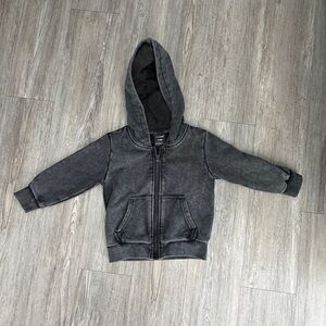 NWOT Little Bipsy Acid Wash Hoodie 12/18 months